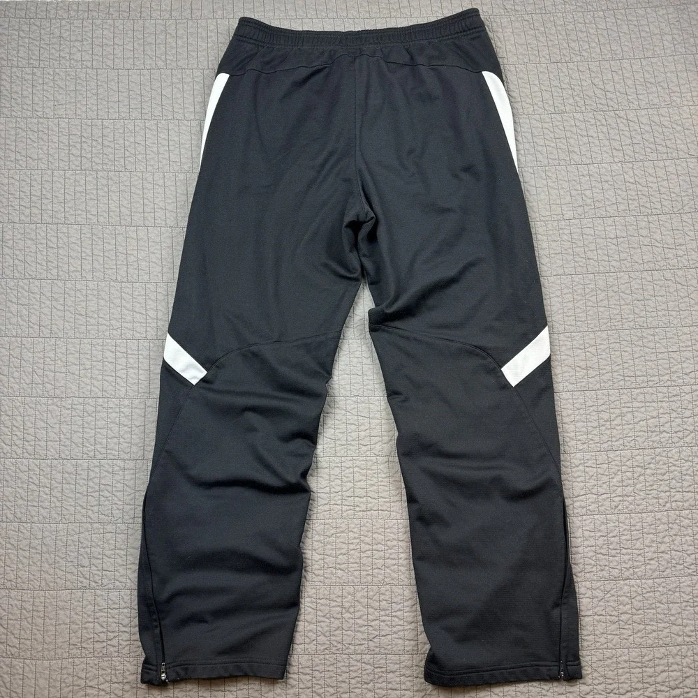 Adidas Sweatpants Men Medium Black Baggy Loose Fit Workout Gym Sportswear Active